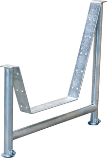 Krippenständer für Holzbohlen, höhenverstellbar