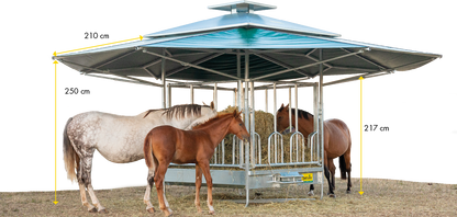 Dach für Klima-Raufe