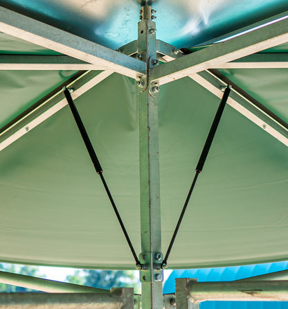 Klima-Großballenraufe mit Palisadenfressgitter