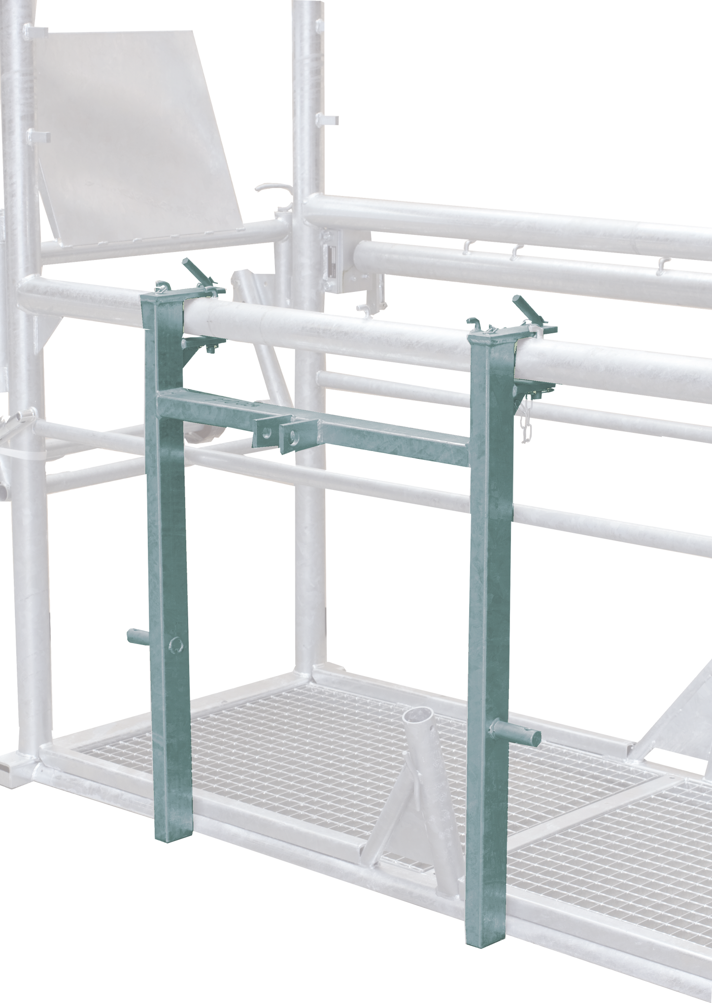 Dreipunkt-Anbaubock, für Klauenpflegestand, vz