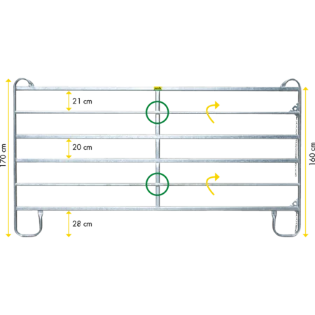 Panel 6 Standard - 6 Querstreben