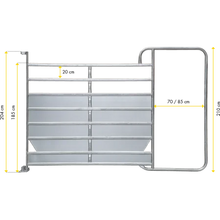 Panel-8 Plus - 8 Querstreben mit Rahmen und Blechverkleidung