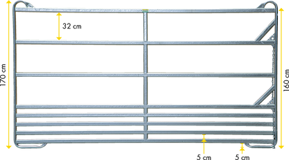 Roundpen mit Sicherheits-Pferde-Panels