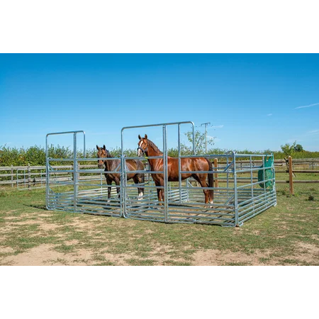 Sicherheits-Pferde-Panel mit Tor und Fressgitter