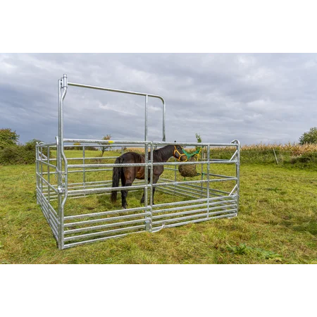 Panel-Einzelbox aus Sicherheits-Panels mit Schiebetor - Komplettset