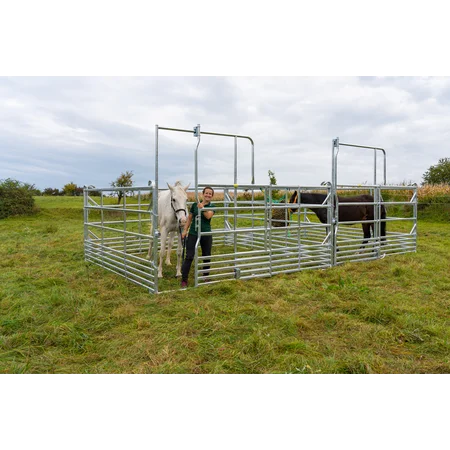 4er Panelbox MAXI aus Sicherheits-Panels mit Schiebetür - Komplettset