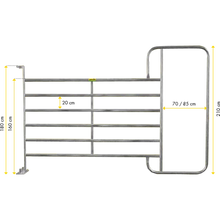 Panel 6 Standard mit Rahmen - 6 Querstreben
