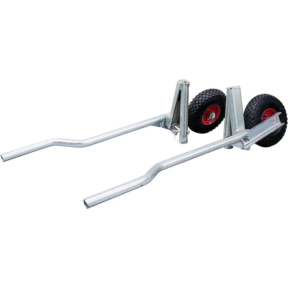 Paar Stallgassen-Räder luftbereift, schwenkbar, abnehmbar für Klauenpflegestand Profi M