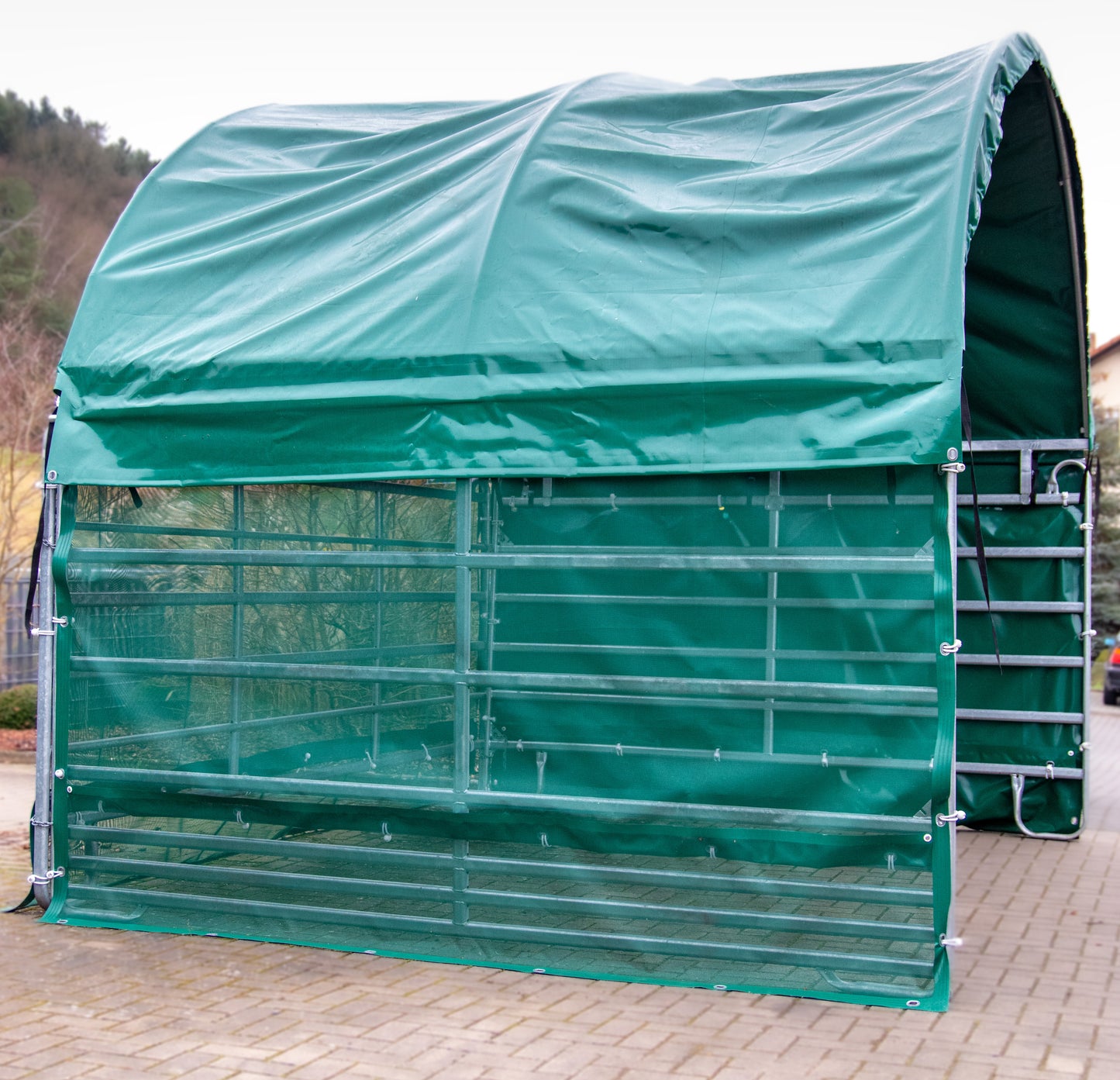 Windschutznetz für Panel-Dach Compact