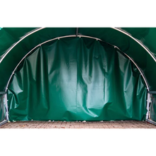 Wetterschutzplane Kleintierzelt Giebelseite