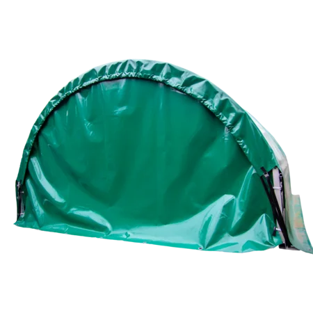 Wetterschutzplane Kleintierzelt Giebelseite