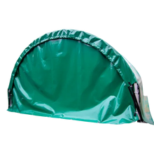 Wetterschutzplane Kleintierzelt Giebelseite