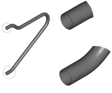 Bügel für Fressplatzabtrennung SSV Großvieh