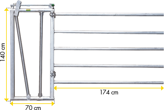 Fressgitter für Tierbehandlung