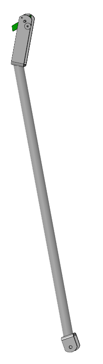 Fangbügel inkl. Riegelbolzen Fressgitter für Tierbehandlung 156 x 8 x 8 cm (L x B x H)