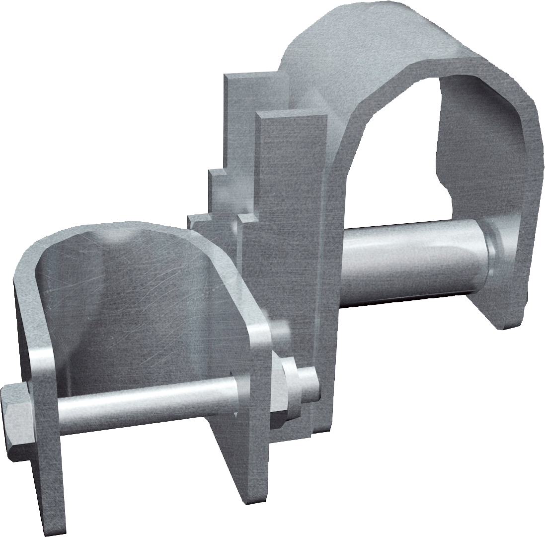 Schelle oben zum Rahmen zur Halsweiteneinstellung für Selbstfangfressgitter