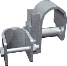 Schelle oben zum Rahmen zur Halsweiteneinstellung für Selbstfangfressgitter