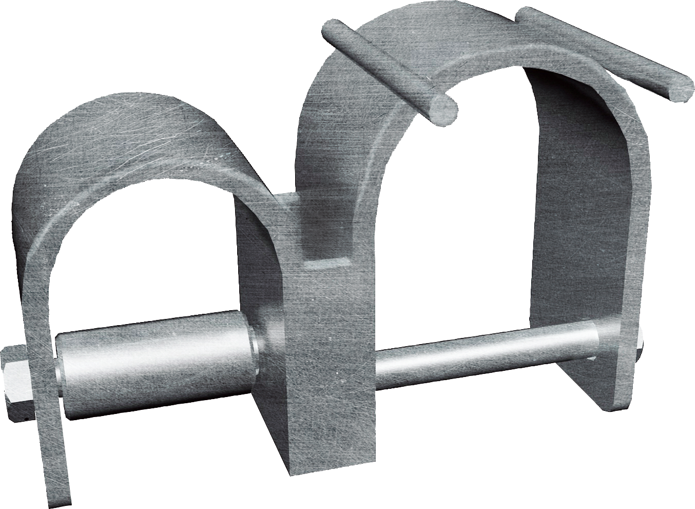 Schelle unten zum Rahmen zur Halsweiteneinstellung für Selbstfangfressgitter