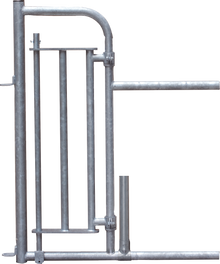 Personenschlupf für Fressgitter, mit Tür mit Mittelstütze