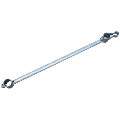 Abschlussstange mit Halter Typ SV für Verriegelungsrohr Kälberfressgitter Modular