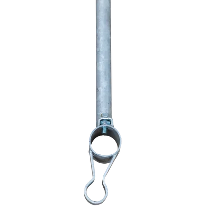 Abschlussstange mit Halter Typ SV für Verriegelungsrohr Kälberfressgitter Modular