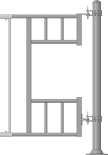 Einschubteil für Abtrennung Kälber Becken