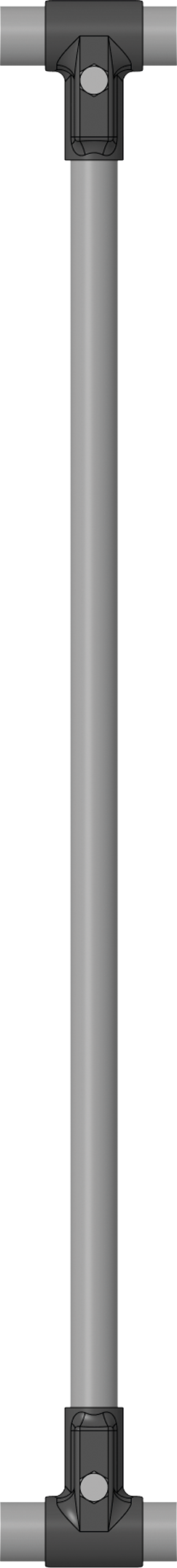 Zwischenstange für Abtrennung Kälber