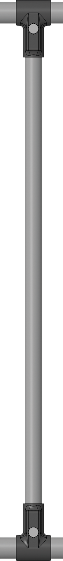 Zwischenstange für Abtrennung Kälber