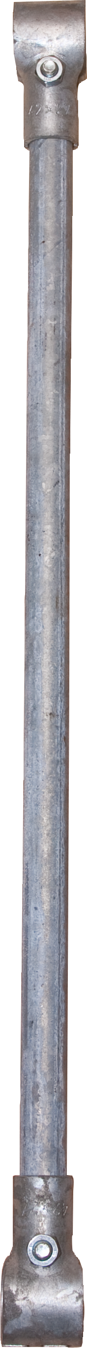 Zwischenstange, 2 T-Schellen, f. Abtr.V