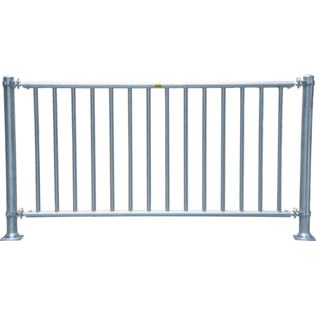 Abtrennung V mit senkrechten Rohren