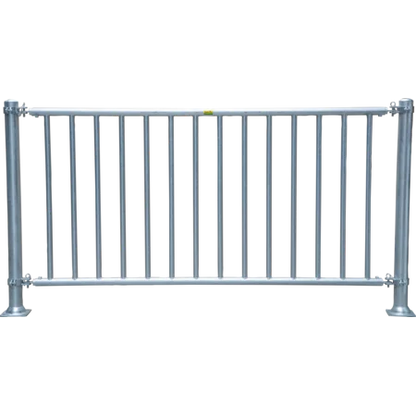 Abtrennung V mit senkrechten Rohren