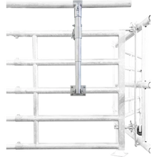 Halter für Zusatzrohr für Abtrennungen und Tore