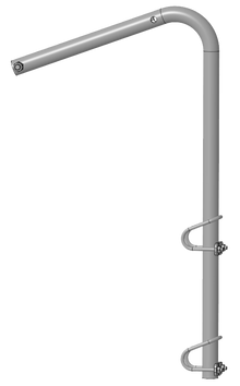 Verschlussbügel inkl. Kreuzbügel, offen 34 mm x 34 mm für Kälber Fress- und Tränkestand