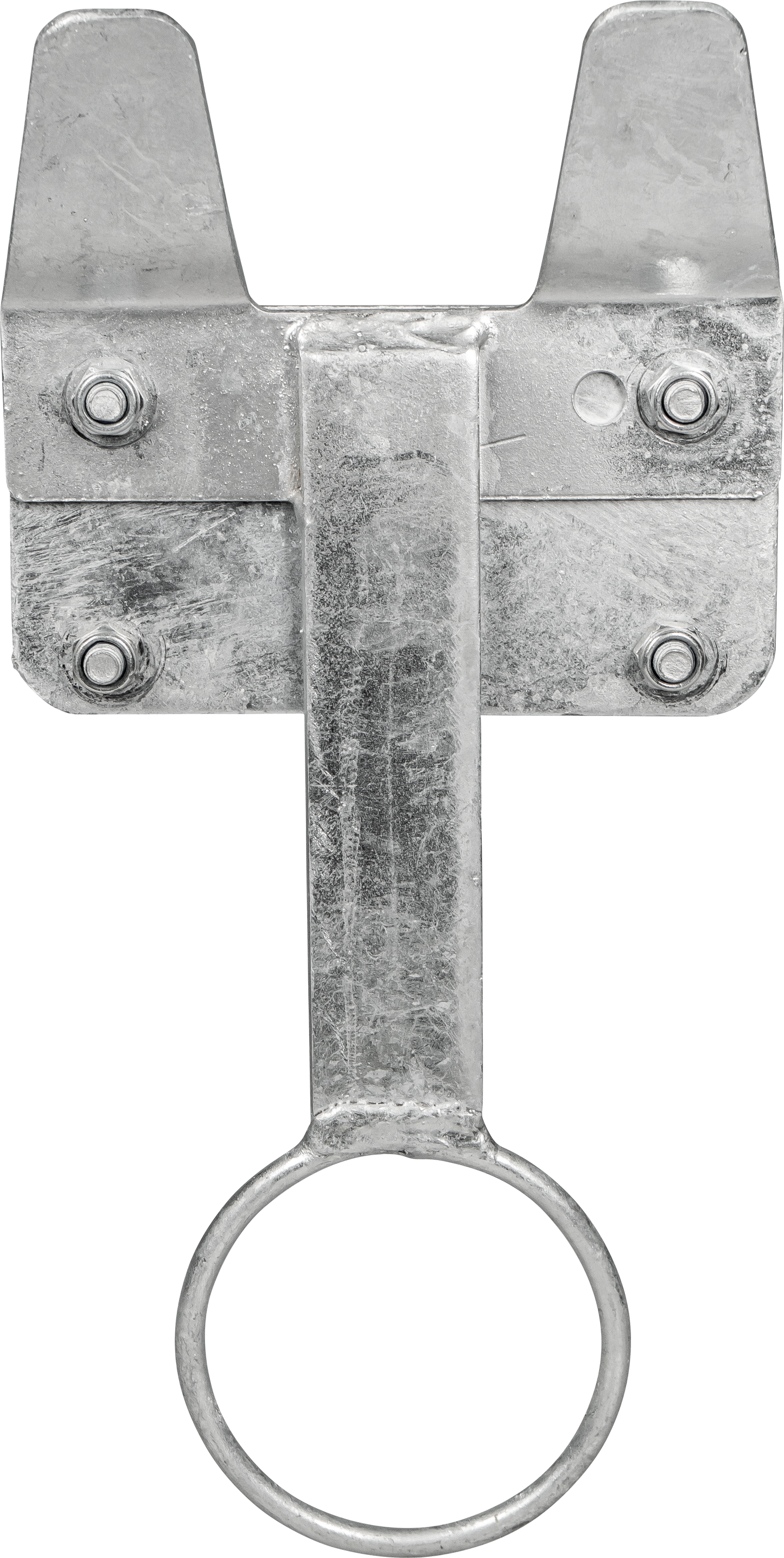 Nuckeleimerhalter für Rohr 42 mm Kälberfress- und Tränkestand inkl. Bügelschrauben und Gegenplatte