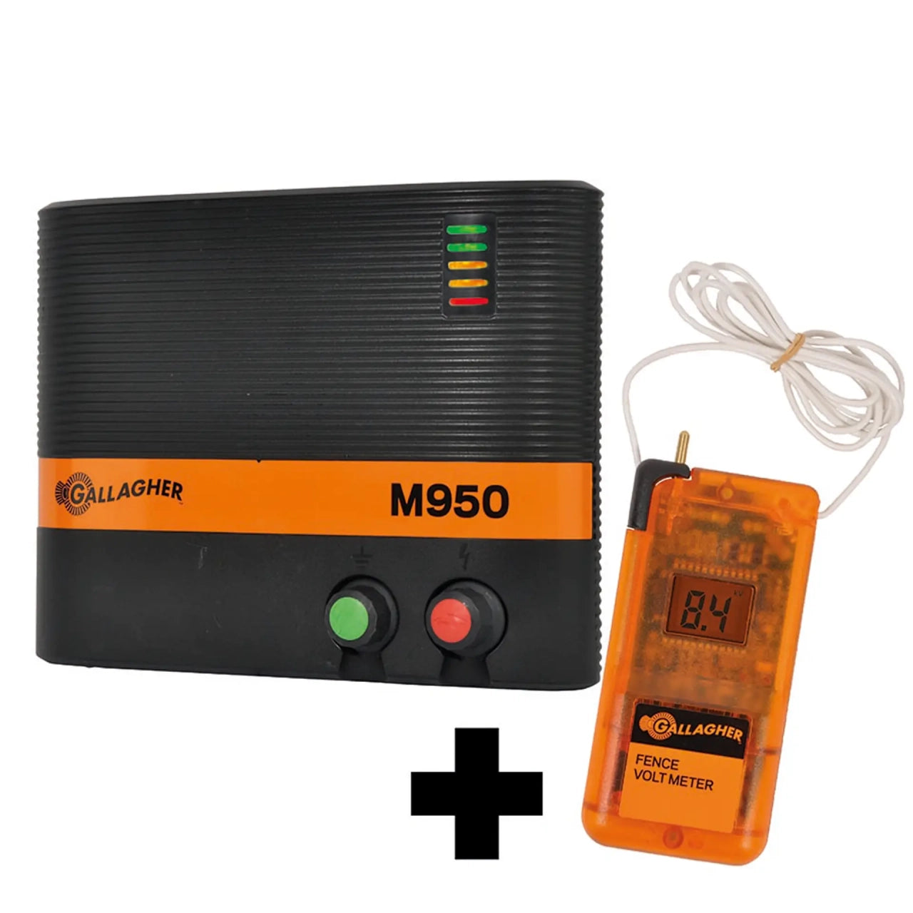 M950 Netzstrom-Weidezaungerät (9J - 230V) mit gratis Voltmeter