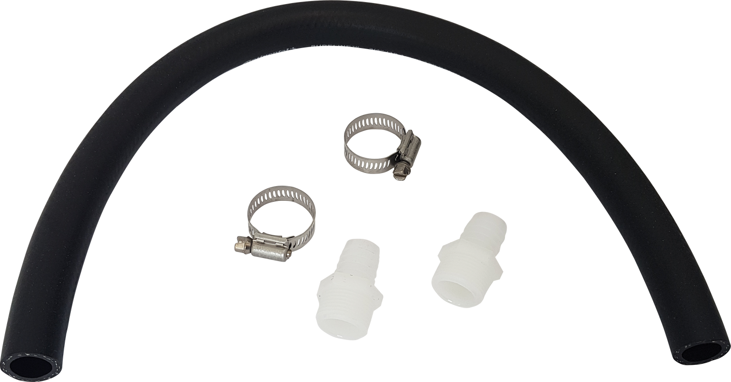 Anschluss-Schlauch 3/4" x 600 mm, 19 mm inkl. 2 Anschlussstutzen und 2 Schlauch- schellen für Farmdrinker