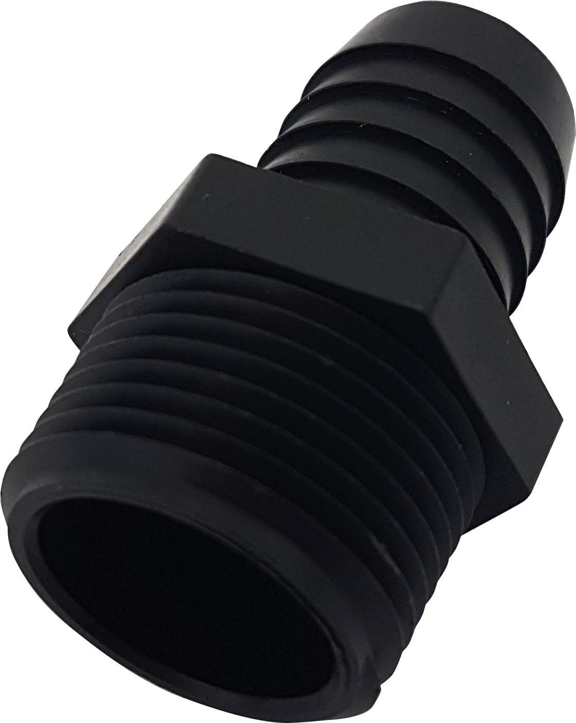 Schlauchanschluss-Stutzen zu Farm- Drinker Steigleitung, PVC, 26 mm AG auf 3/4" Schlauchstutzen