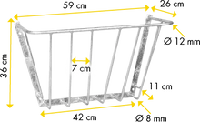 Wandraufe klein, verzinkt