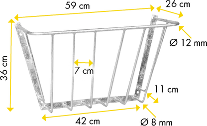 Wandraufe klein, verzinkt