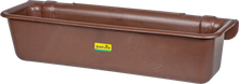 Kunststoff-Langtrog 42 l, braun zum Einhängen