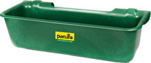 Kunststoff-Langtrog, 32 Liter, grün zum Einhängen