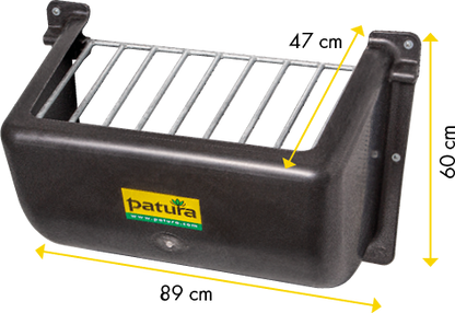 Kunststoff-Heuraufe Slow-Feeder, 140l für Pferde