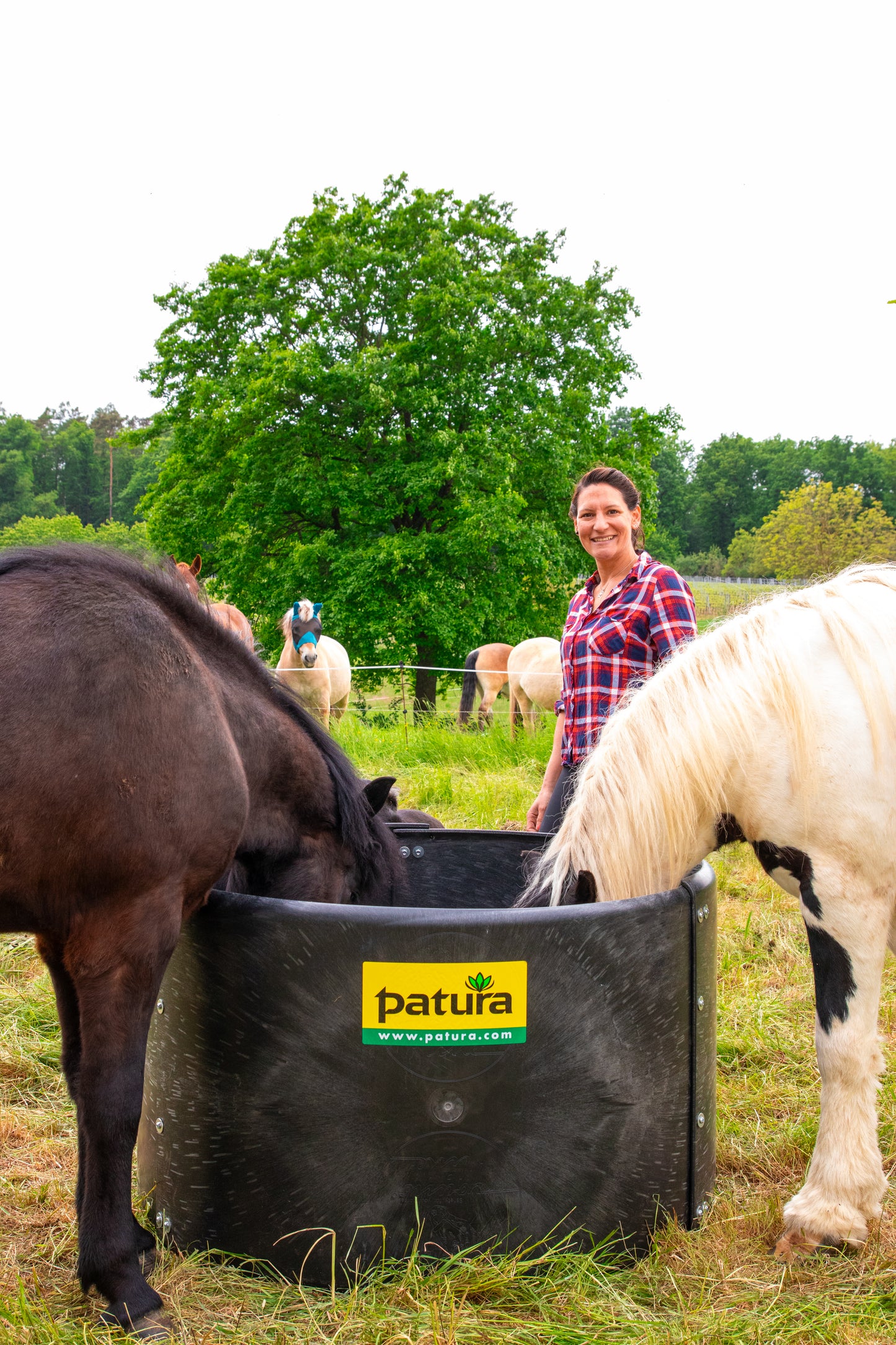 Kunststoff-Futterring Slow-Feeder d= 1,25 m, h= 0,78 m, 3-teilig