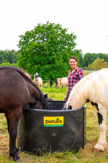 Kunststoff-Futterring Slow-Feeder d= 1,25 m, h= 0,78 m, 3-teilig