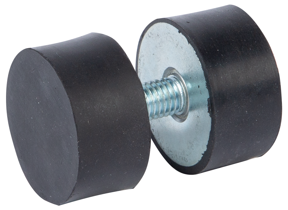 Gummipuffer für Bullenbürste mit Schutzkorb, gefedert passend auch für Kälberversion