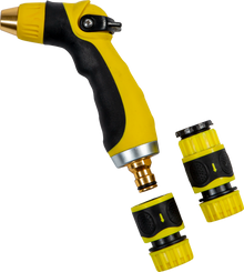 Pferde-Abspritzdusche inkl. Schlauch, Anschlüsse und Duschbrause