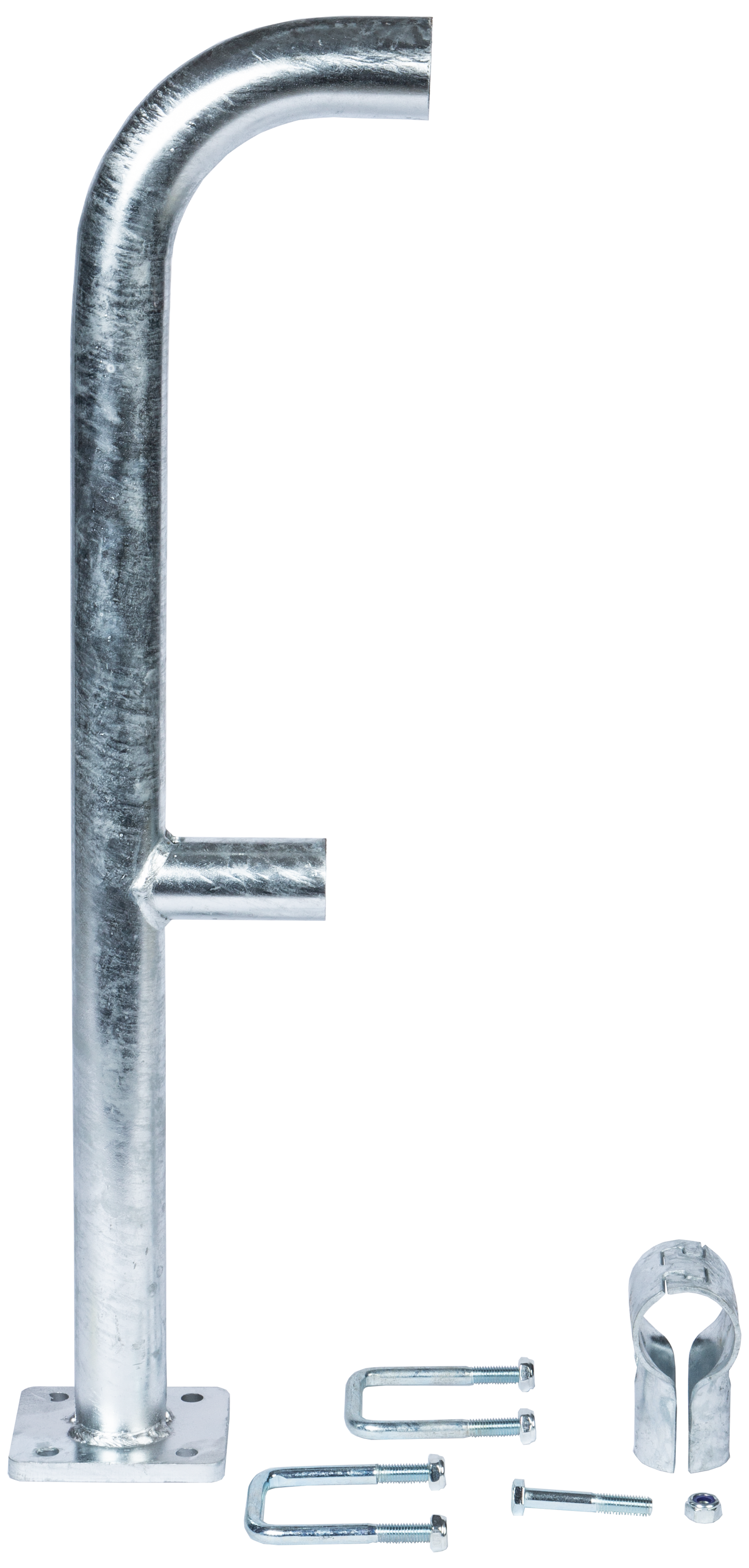 Zwischenstange d= 48 mm modulares Schwedenfressgitter inkl. Bügelschrauben und T-Schelle