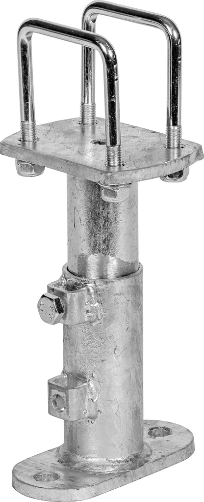 Mittelstütze mit Bodenplatte für Schwedenfressgitter