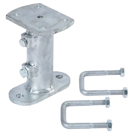 Mittelstütze mit Bodenplatte für Schwedenfressgitter