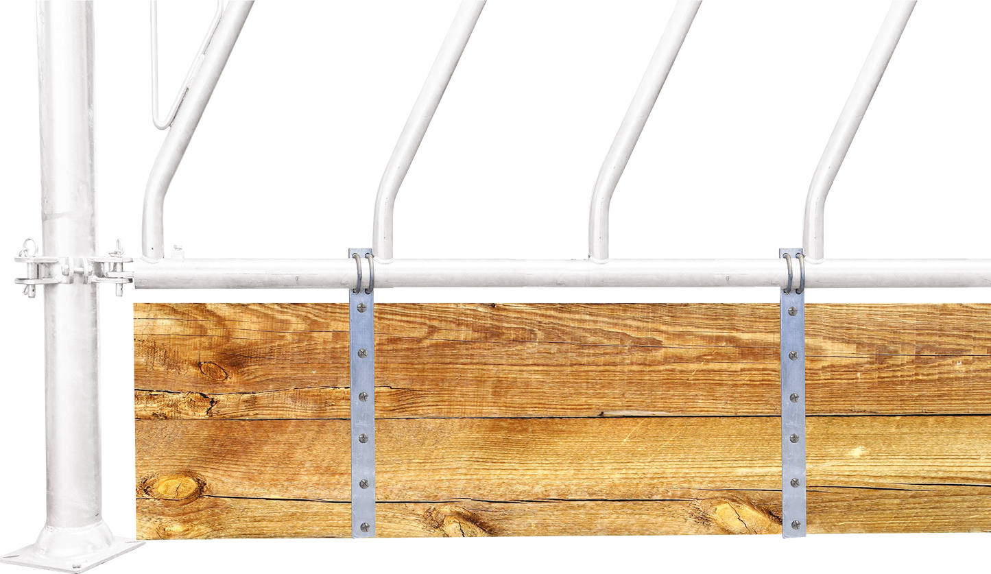 Barrenwandhalter für Holzbohlen